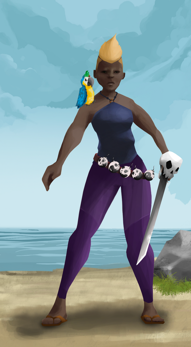 AlgoSeas Pirate #9555 NFT on Algorand