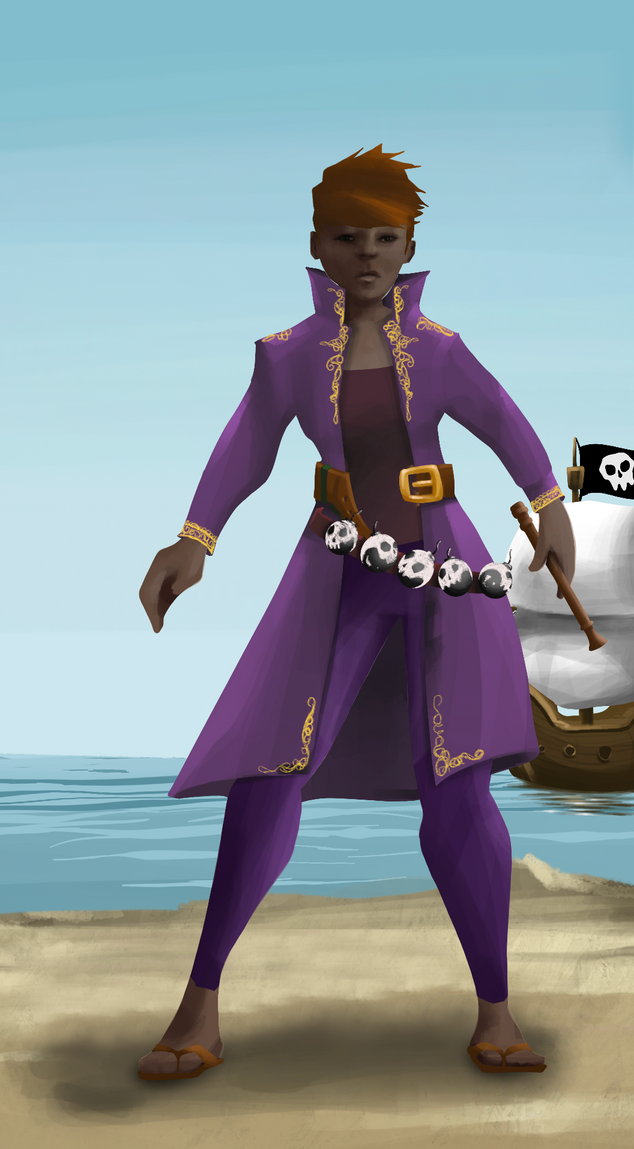 AlgoSeas Pirate #9570 NFT on Algorand