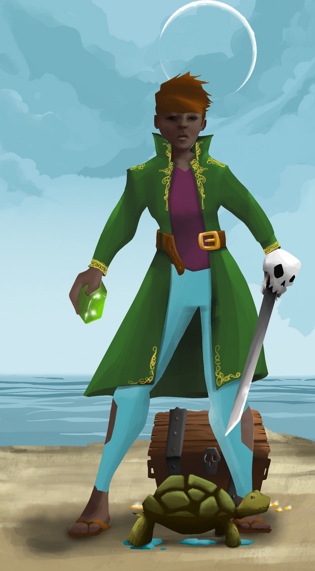 AlgoSeas Pirate #9573 NFT on Algorand