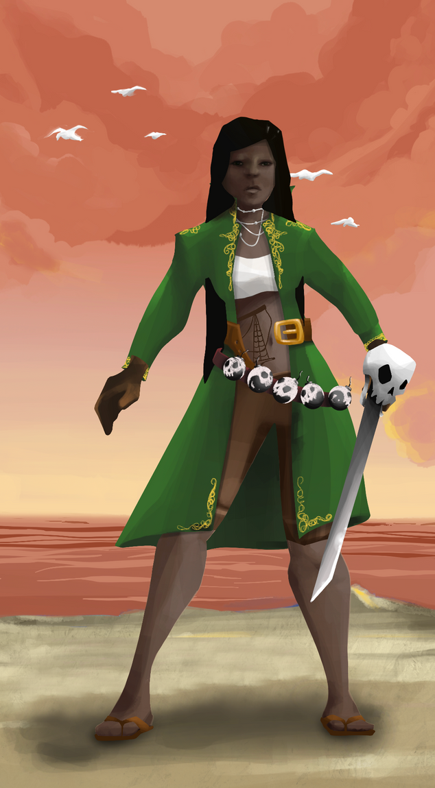 AlgoSeas Pirate #9625 NFT on Algorand