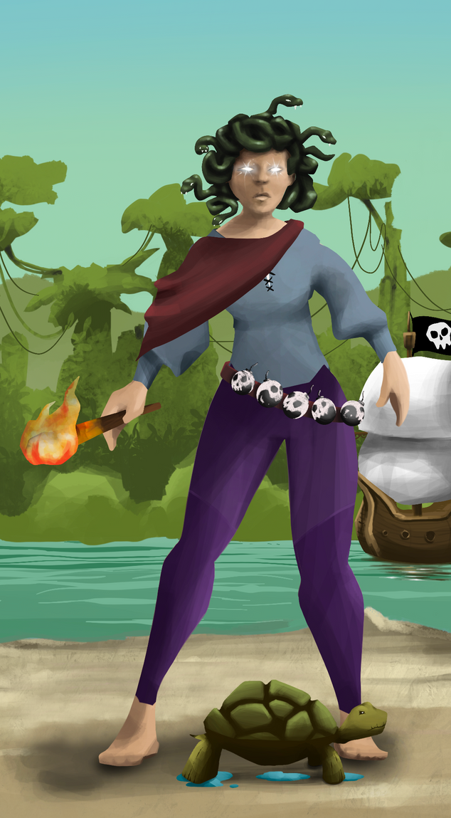 AlgoSeas Pirate #9673 NFT on Algorand