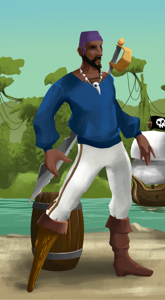 AlgoSeas Pirate #9703 NFT on Algorand