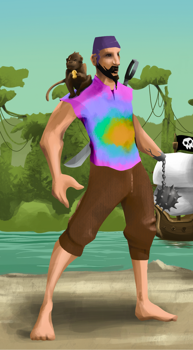 AlgoSeas Pirate #9725 NFT on Algorand