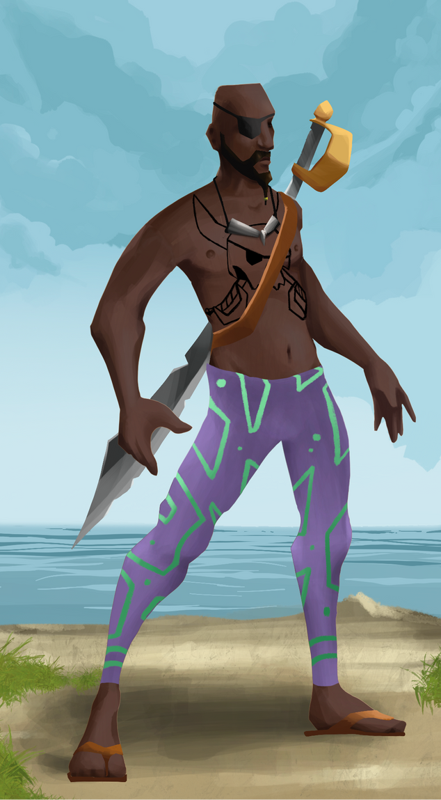 AlgoSeas Pirate #9755 NFT on Algorand