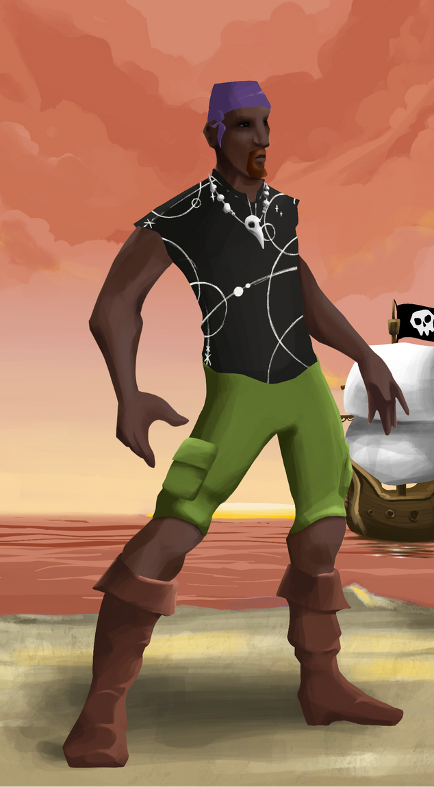 AlgoSeas Pirate #9770 NFT on Algorand