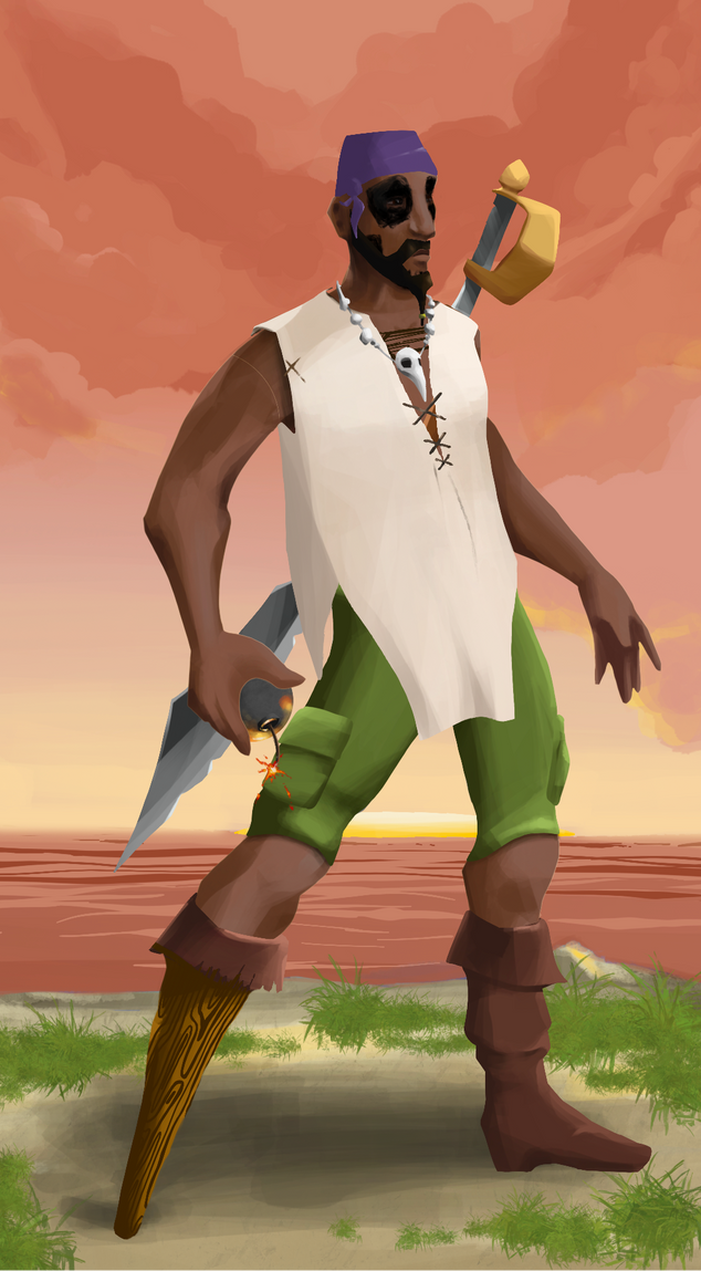 AlgoSeas Pirate #9795 NFT on Algorand