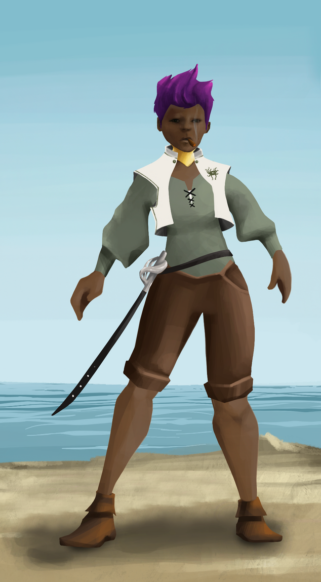 AlgoSeas Pirate #9800 NFT on Algorand