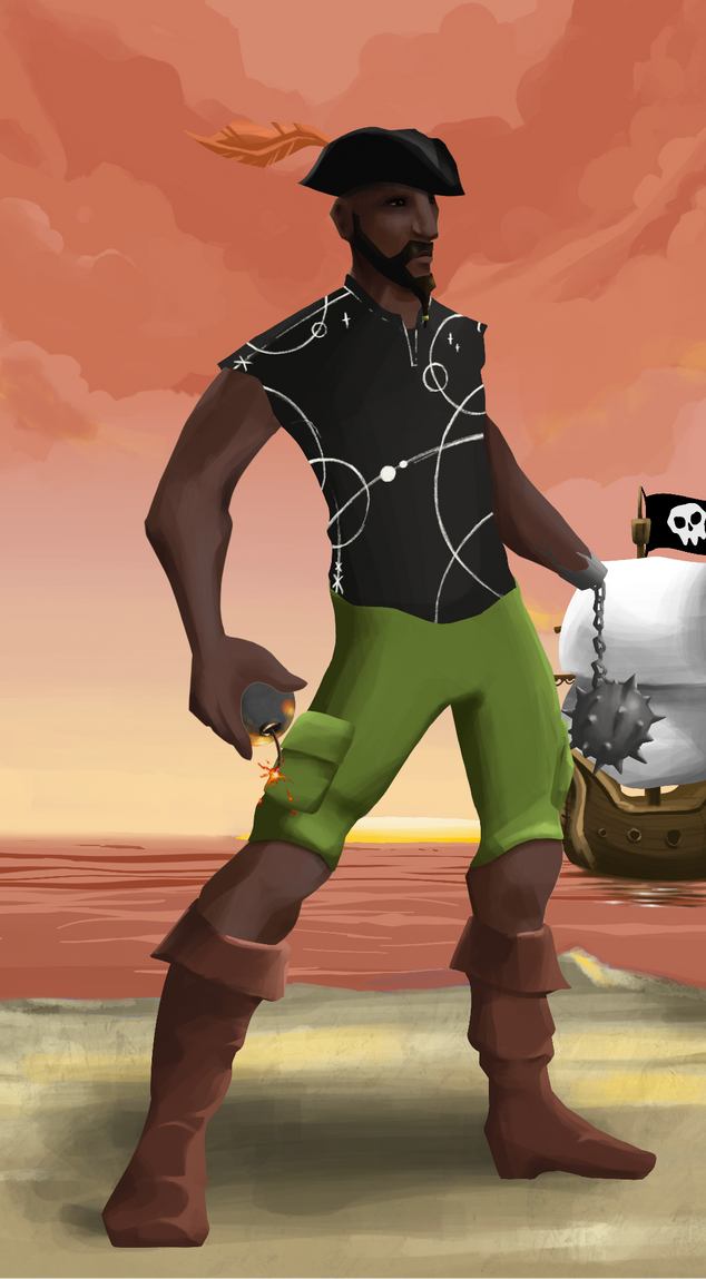 AlgoSeas Pirate #9819 NFT on Algorand