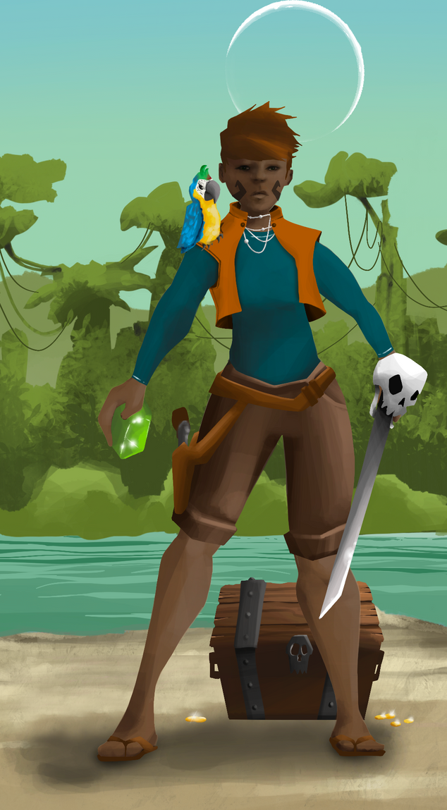 AlgoSeas Pirate #9821 NFT on Algorand