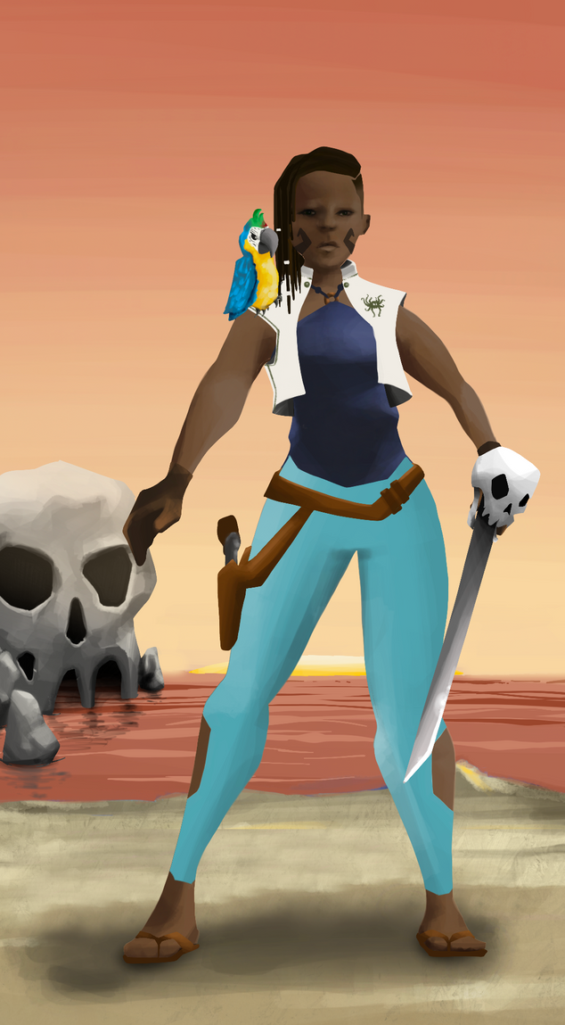 AlgoSeas Pirate #9840 NFT on Algorand