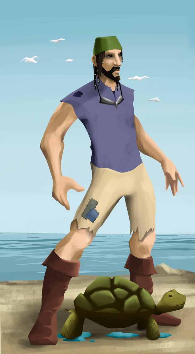 AlgoSeas Pirate #9843 NFT on Algorand