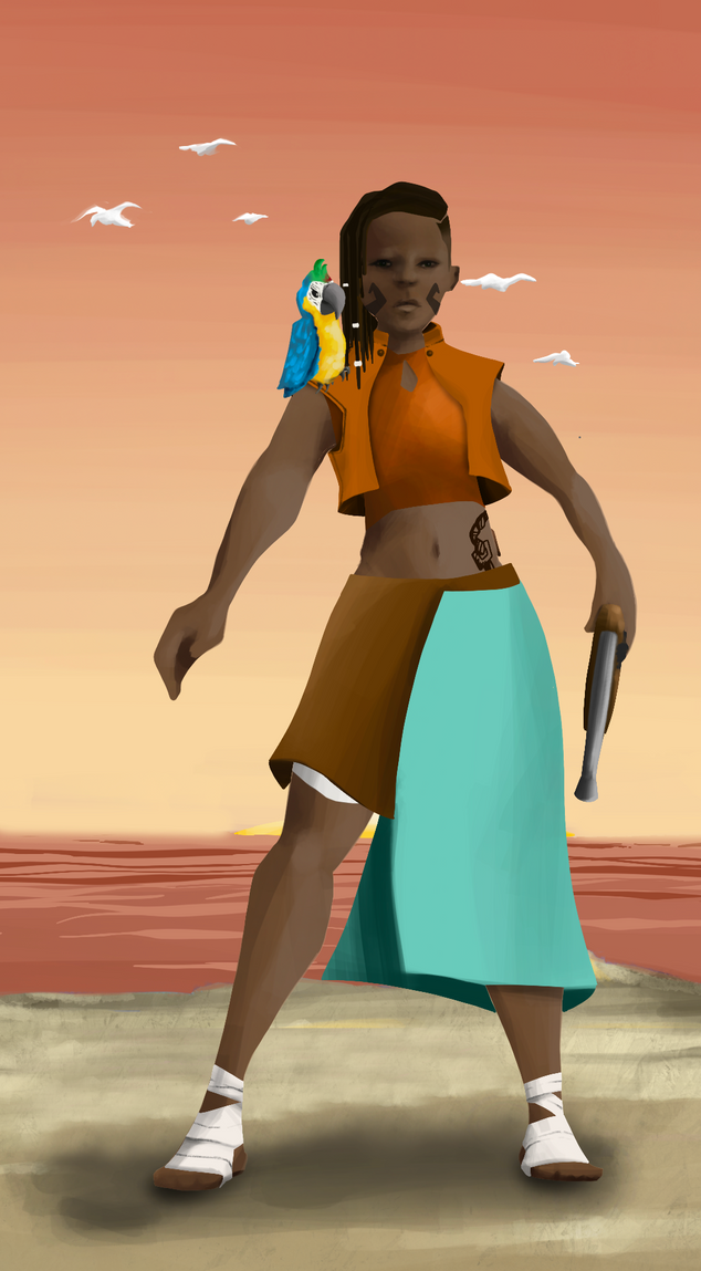 AlgoSeas Pirate #9855 NFT on Algorand