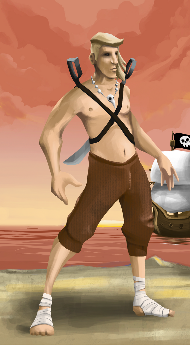 AlgoSeas Pirate #9887 NFT on Algorand