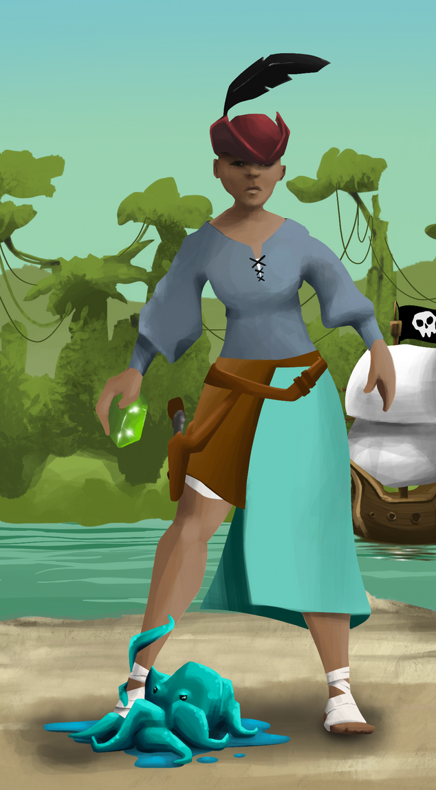 AlgoSeas Pirate #9955 NFT on Algorand